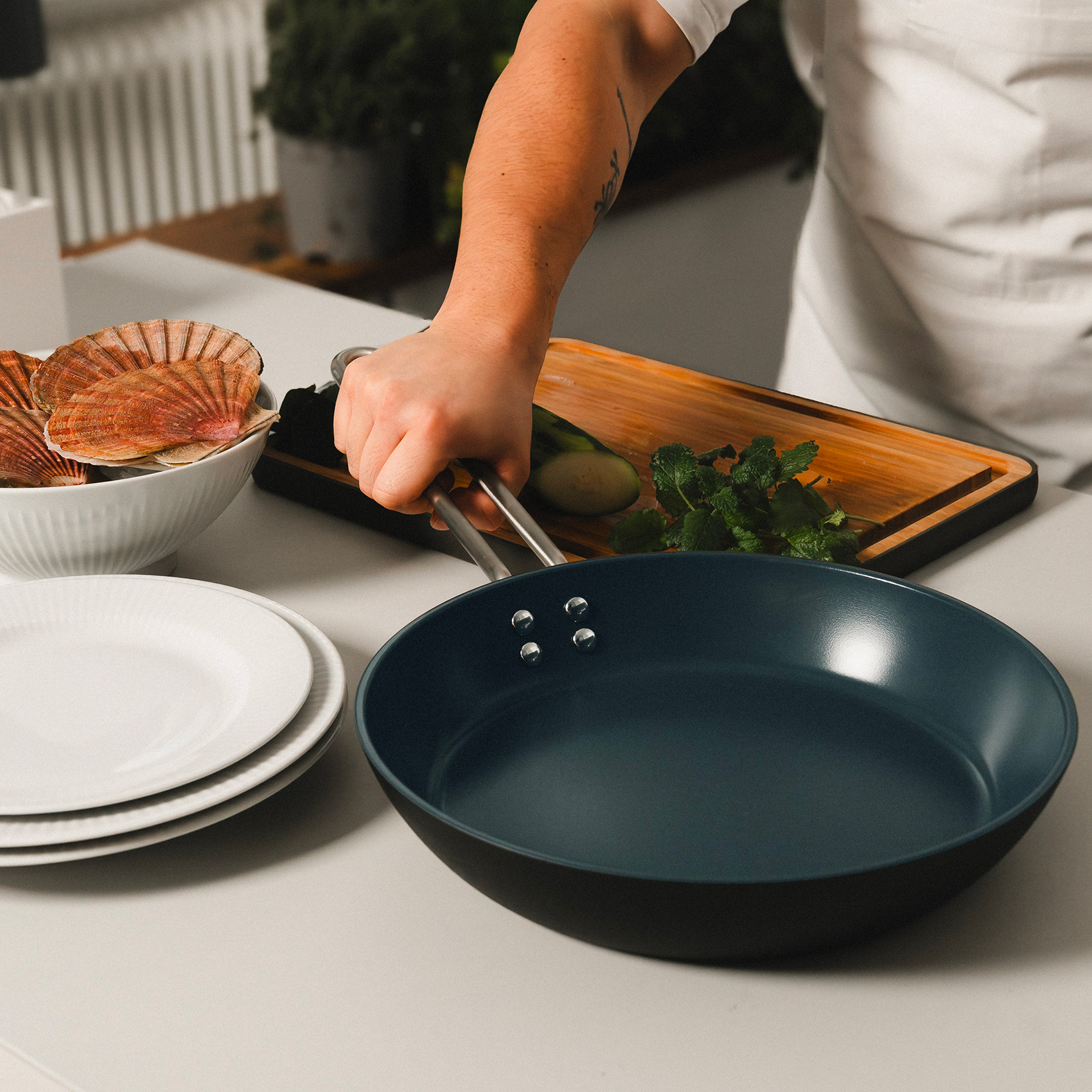 Pánev 20 cm Eva Solo Laser Titanium Professional nepřilnavá 10